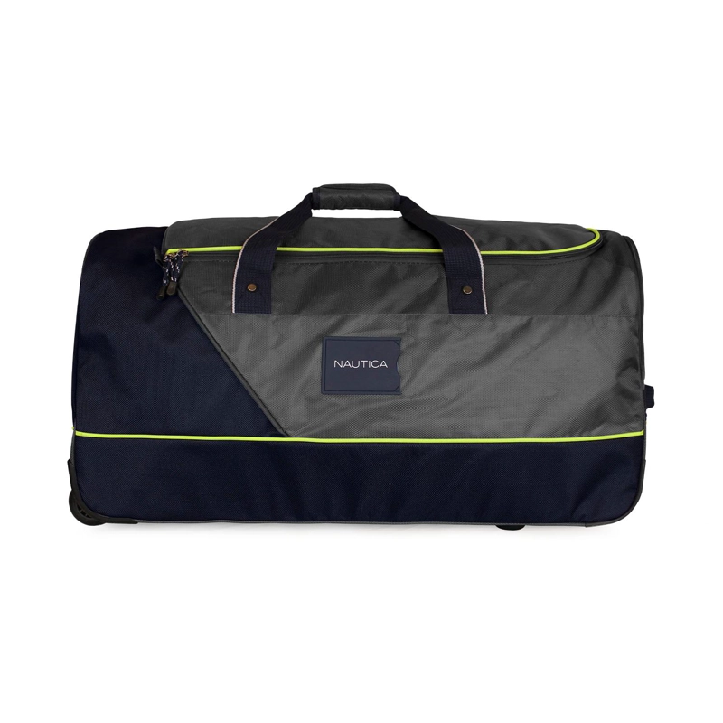 BOLSO DE VIAJE CON RUEDAS NAUTICA MANNAR L GRIS + CANDADO - 6