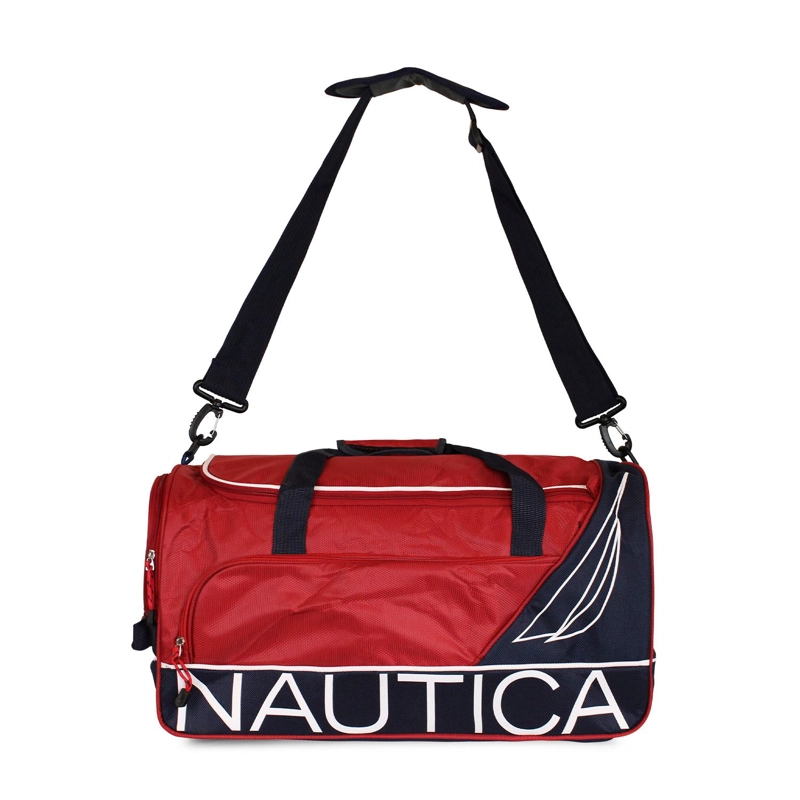 SET 3 BOLSOS DE VIAJE CON RUEDAS NAUTICA MANNAR ROJO + CANDADO - 3