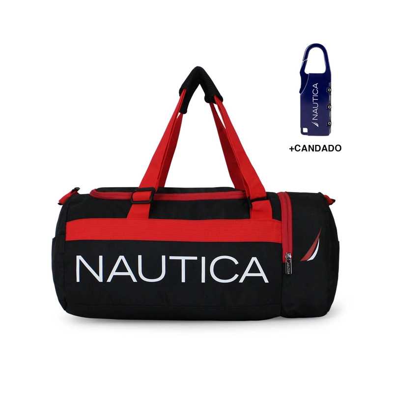 BOLSO VALAR NEGRO NAUTICA + CANDADO - 1