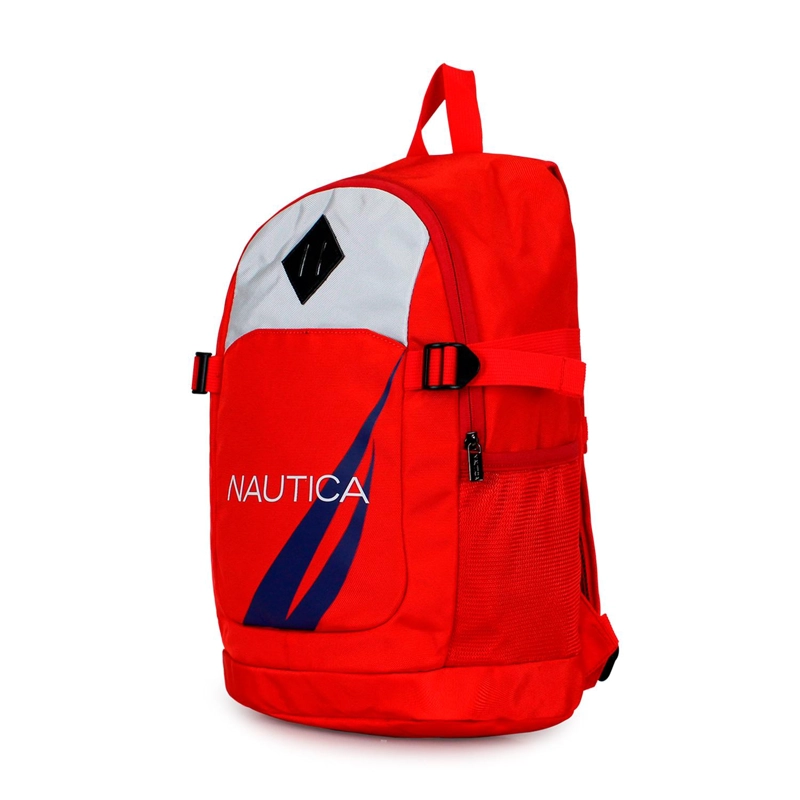 MOCHILA ATLAS ROJO NAUTICA + CANDADO - 2