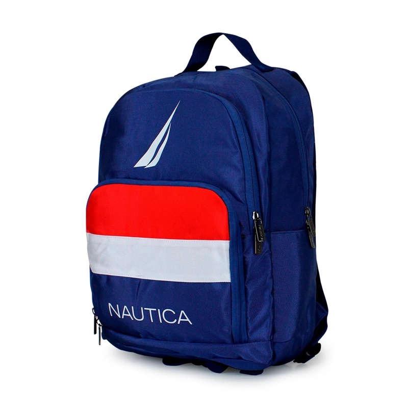 MOCHILA POLUX AZUL NAUTICA + CANDADO - 2