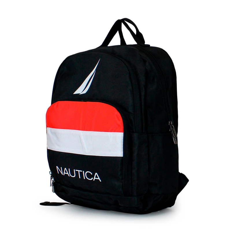 MOCHILA POLUX NEGRA NAUTICA + CANDADO - 2