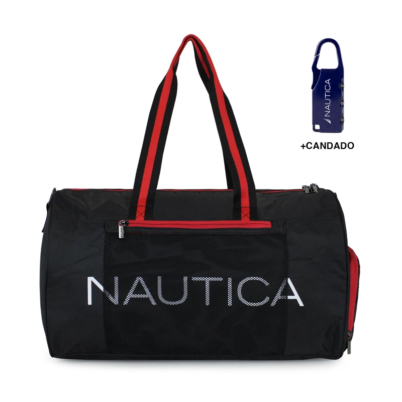 BOLSO ARIES NEGRO NAUTICA + CANDADO - 1