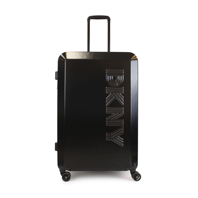 PACK 2 MALETAS DKNY BEVELED S+L NEGRA + ALMOHADA DE VIAJE MEMORY FOAM - 5