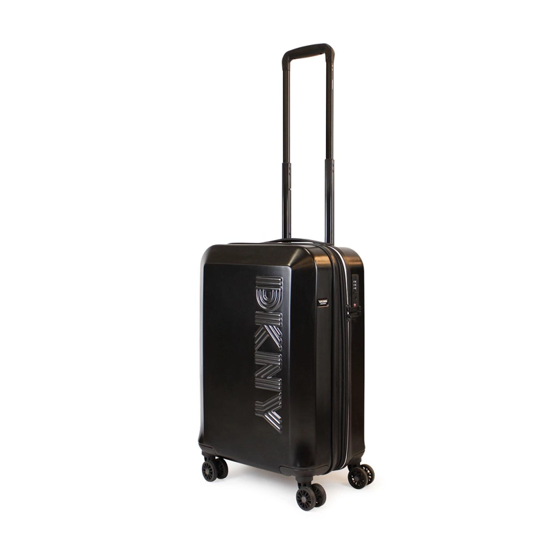 PACK MALETA CABINA 10KG DKNY BEVELED NEGRA + ALMOHADA DE VIAJE MEMORY FOAM - 3