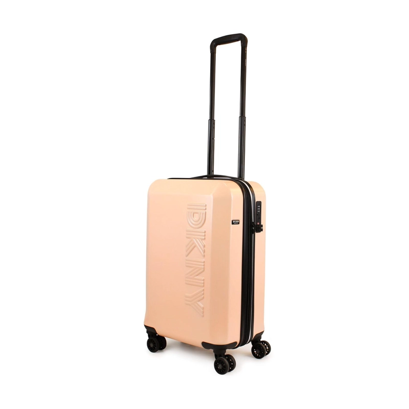 PACK MALETA CABINA 10KG DKNY BEVELED ROSADA + ALMOHADA DE VIAJE MEMORY FOAM - 3