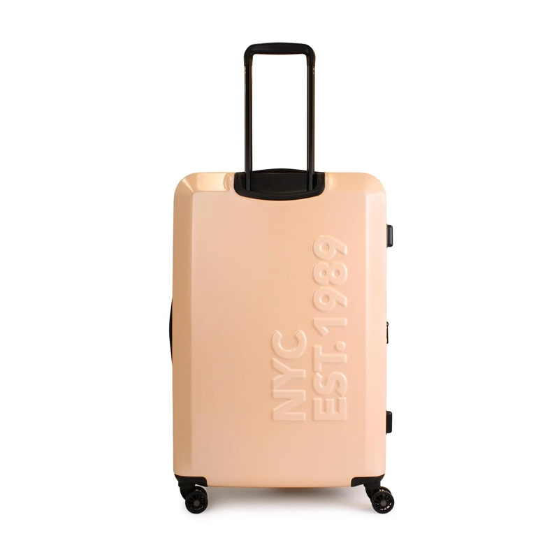 SET 2 MALETAS DKNY BEVELED S+L ROSADO + ALMOHADA + ORGANIZADOR 6 PZAS CAFE - 8