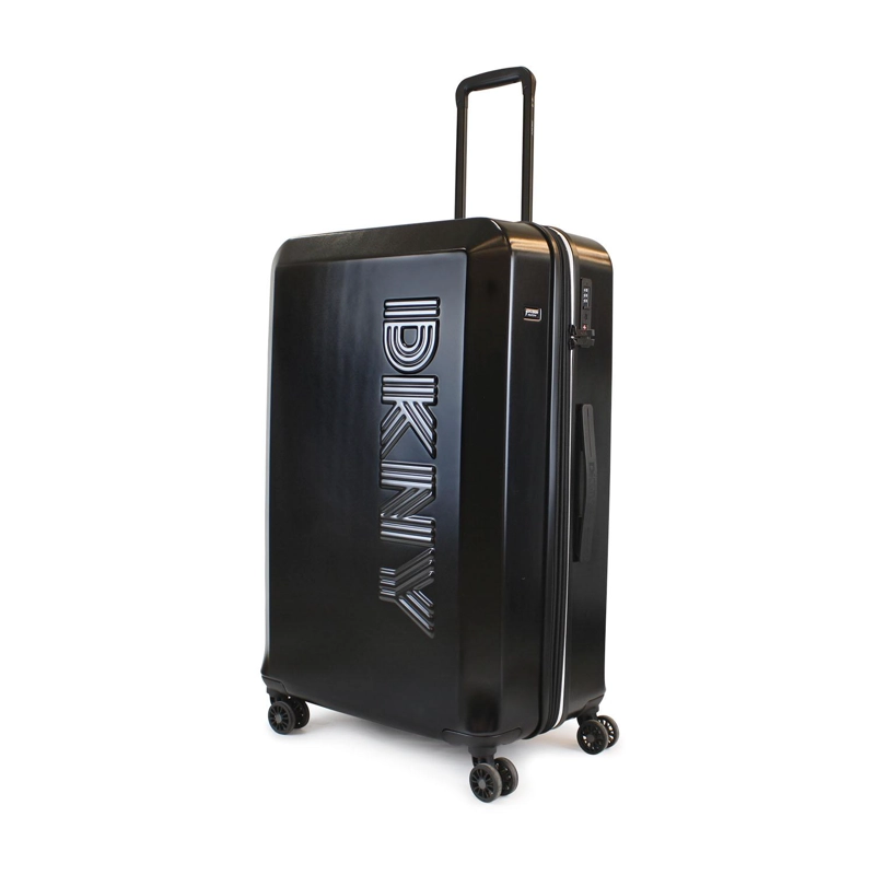 PACK MALETA GRANDE DKNY BEVELED NEGRA + ORGANIZADOR DE VIAJE 6 PIEZAS - 2