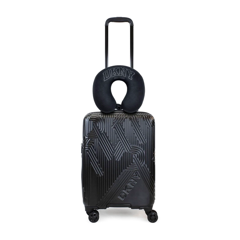 PACK MALETA CABINA 10KG CITY SCAPE + ALMOHADA DE VIAJE VARSITY DKNY - 1