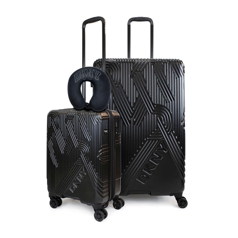 PACK 2 MALETA S+L CITY SCAPE + ALMOHADA DE VIAJE VARSITY DKNY - 1