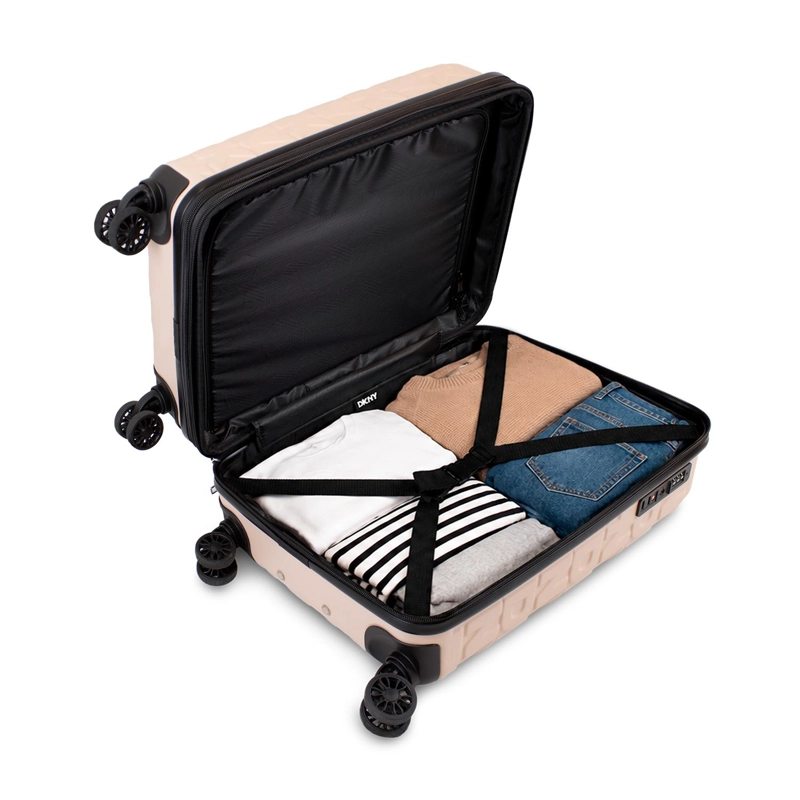 PACK MALETA DE CABINA MEGHAN ROSADA + ALMOHADA DE VIAJE VARISTY DKNY - 5