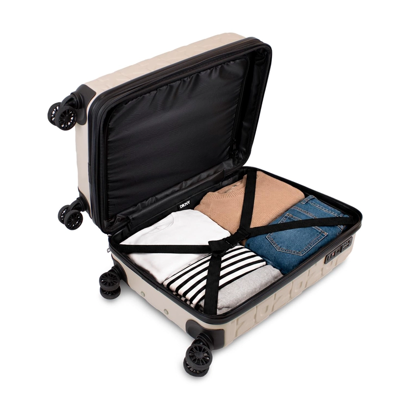 PACK MALETA DE CABINA MEGHAN BEIGE + ALMOHADA DE VIAJE DKNY - 5