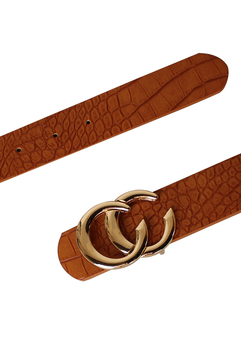 CINTURON MUJER IRIS CAMEL CARVEN PARIS - 2