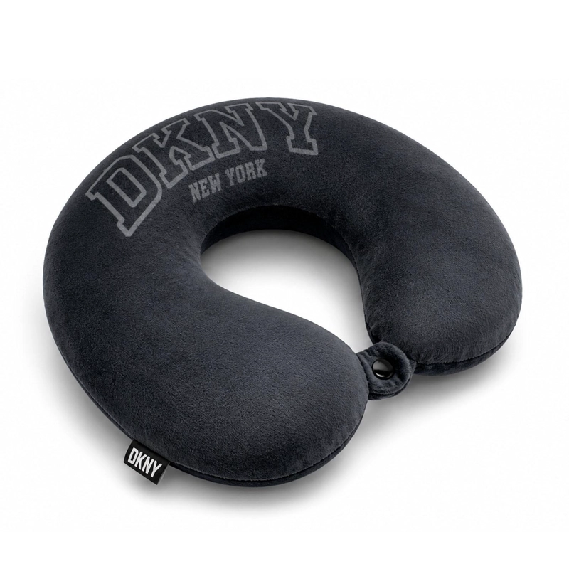 ALMOHADA DE VIAJE MEMORY FOAM VARSITY DONNA KARAN NEGRO - 2