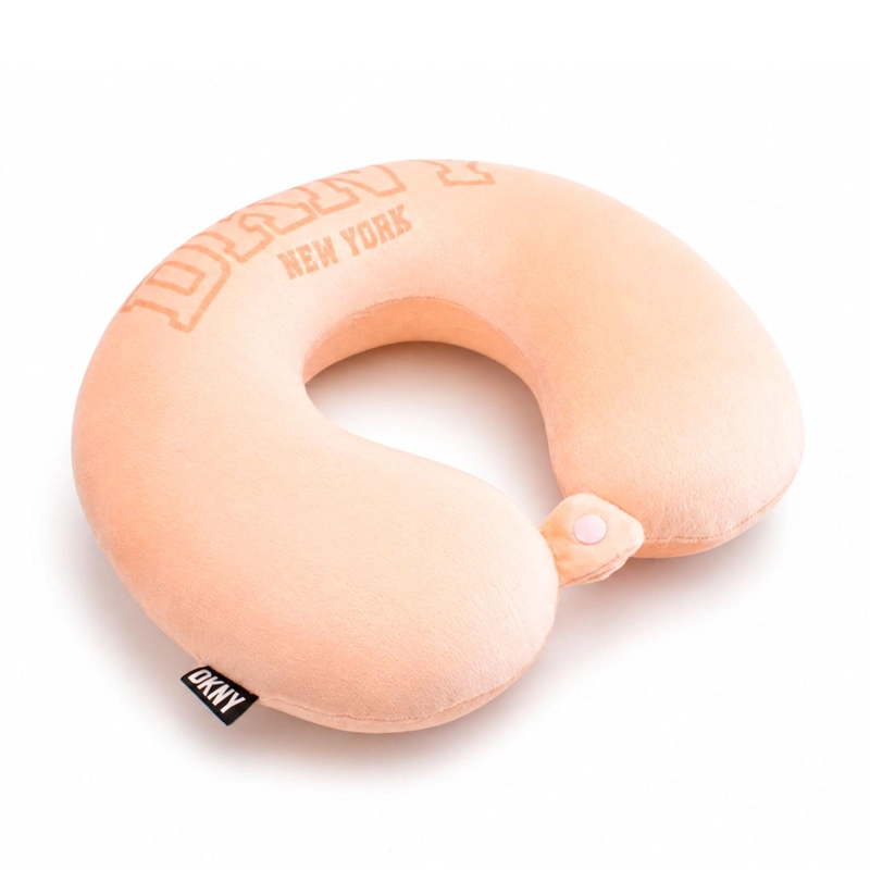 ALMOHADA DE VIAJE MEMORY FOAM VARSITY DONNA KARAN ROSADA - 2