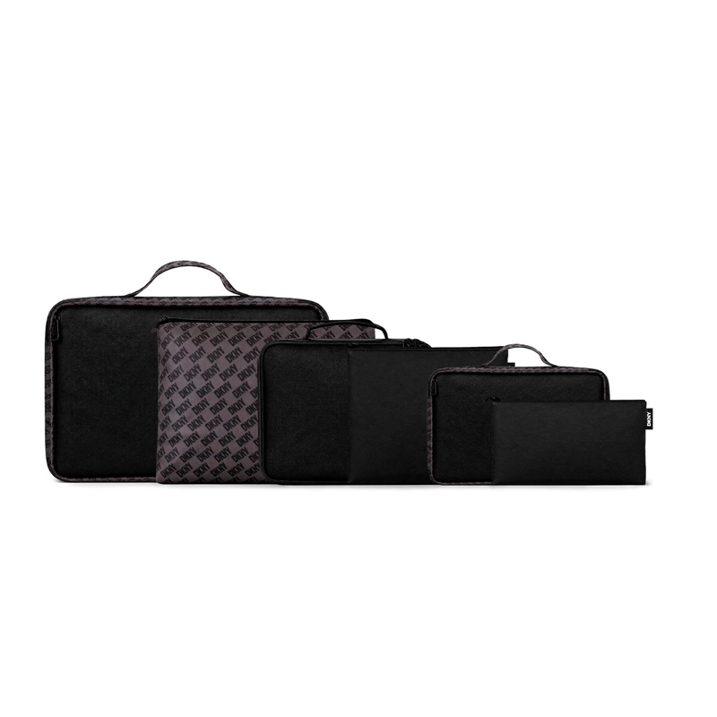 SET 6 ORGANIZADORES DE VIAJE PACKING CUBES CHELSEA CAFE  DKNY - 1