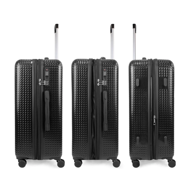 PACK MALETA GRANDE DKNY HOT TOWN NEGRA + 6 ORGANIZADORES DE VIAJE - 5
