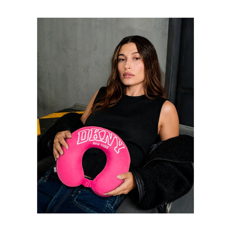 SET 3 MALETAS DKNY YOUR CALL BLANCA + ALMOHADA FUCSIA + 6 ORGANIZADORES - 2