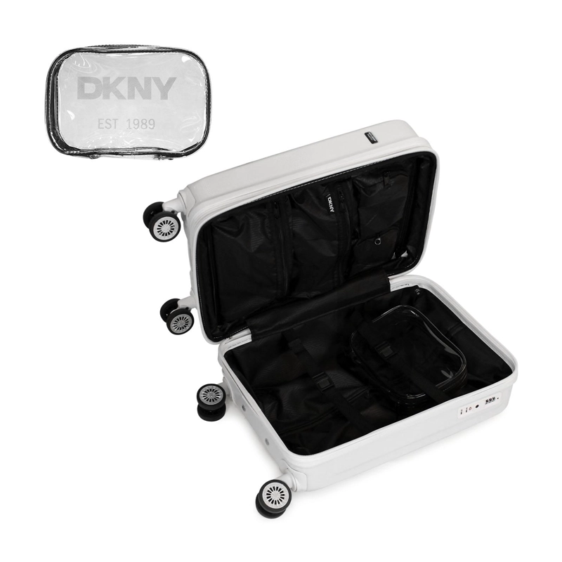 PACK MALETA CABINA 10KG DKNY YOUR CALL BLANCA + ALMOHADA MEMORY FOAM - 7