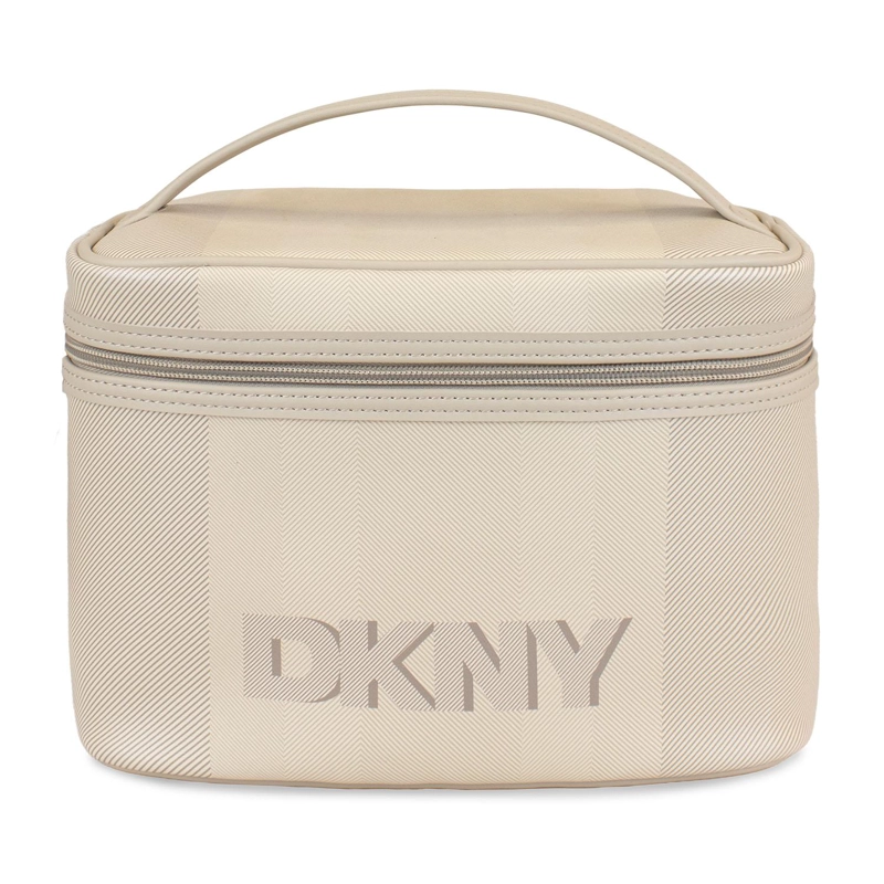 COSMETIQUERO NECESER BEAUTY DKNY ALIZA BEIGE MALETIN MUJER - 2