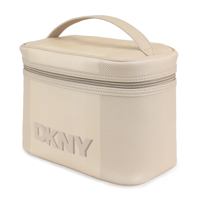 COSMETIQUERO NECESER BEAUTY DKNY ALIZA BEIGE MALETIN MUJER - 3
