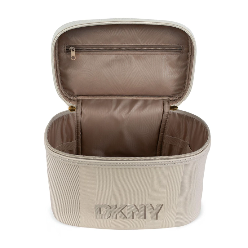 COSMETIQUERO NECESER BEAUTY DKNY ALIZA BEIGE MALETIN MUJER - 6