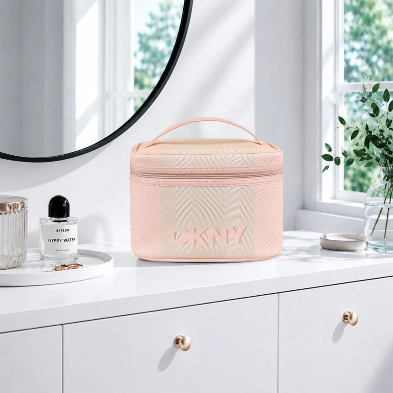 COSMETIQUERO NECESER BEAUTY DKNY ALIZA ROSA PALO MALETIN MUJER - 1