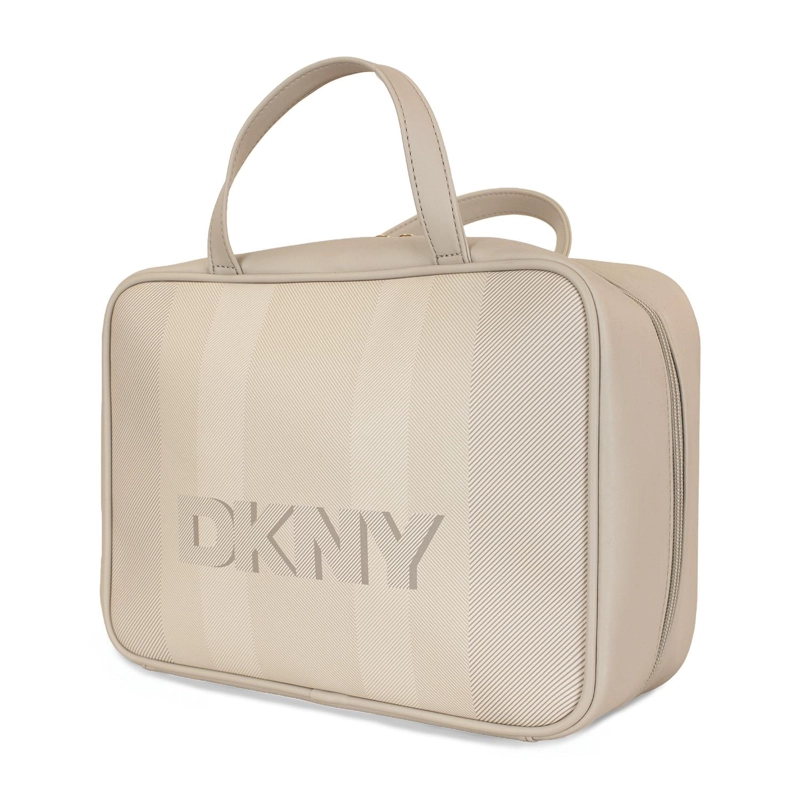 NECESER COSMETIQUERO DKNY ALIZA BEIGE MUJER - 3