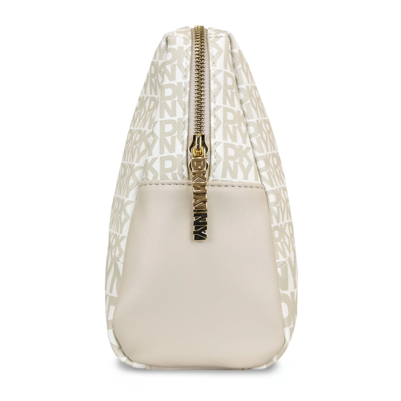 BOLSO DE MANO NECESER DKNY TAYLOR BEIGE MUJER - 4