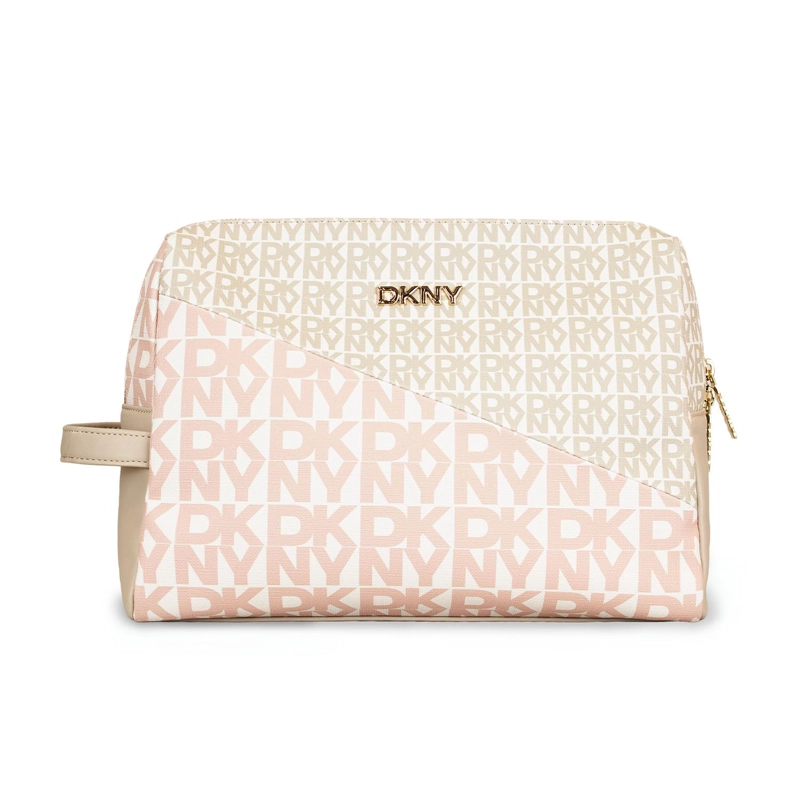 BOLSO DE MANO NECESER DKNY TAYLOR ROSA PALO MUJER - 2