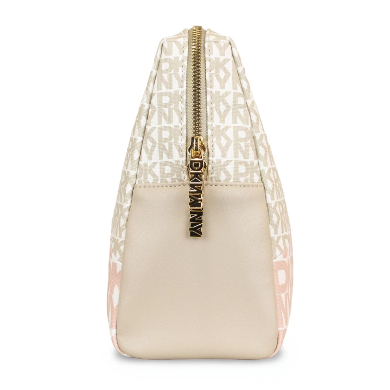 BOLSO DE MANO NECESER DKNY TAYLOR ROSA PALO MUJER - 4