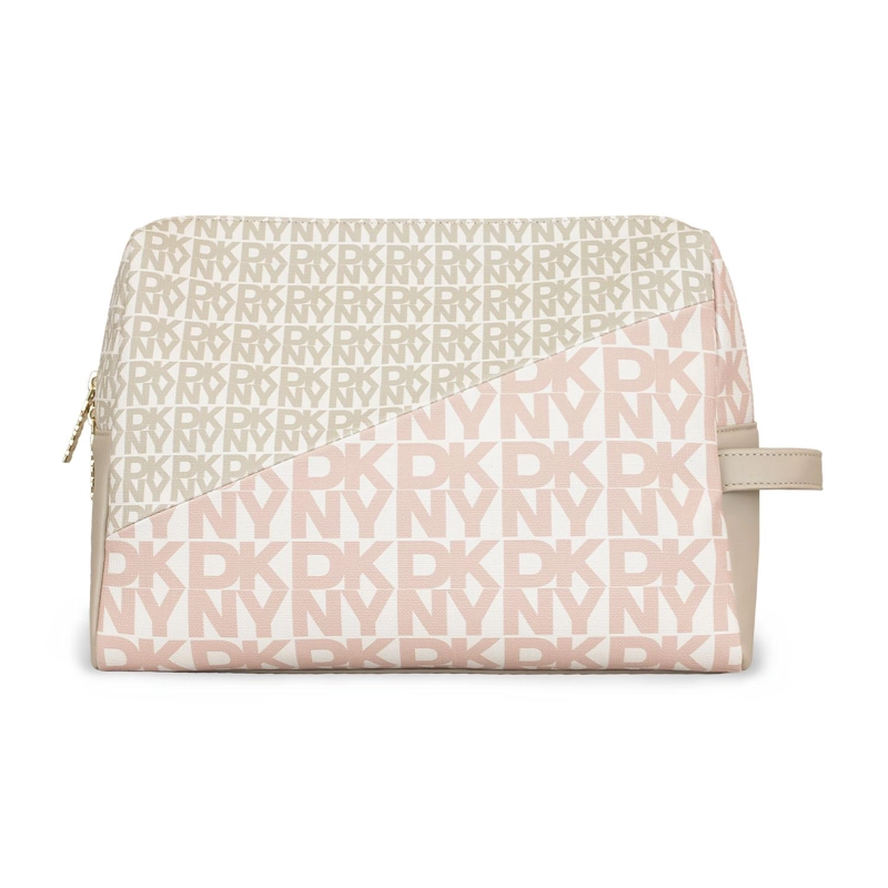 BOLSO DE MANO NECESER DKNY TAYLOR ROSA PALO MUJER - 6