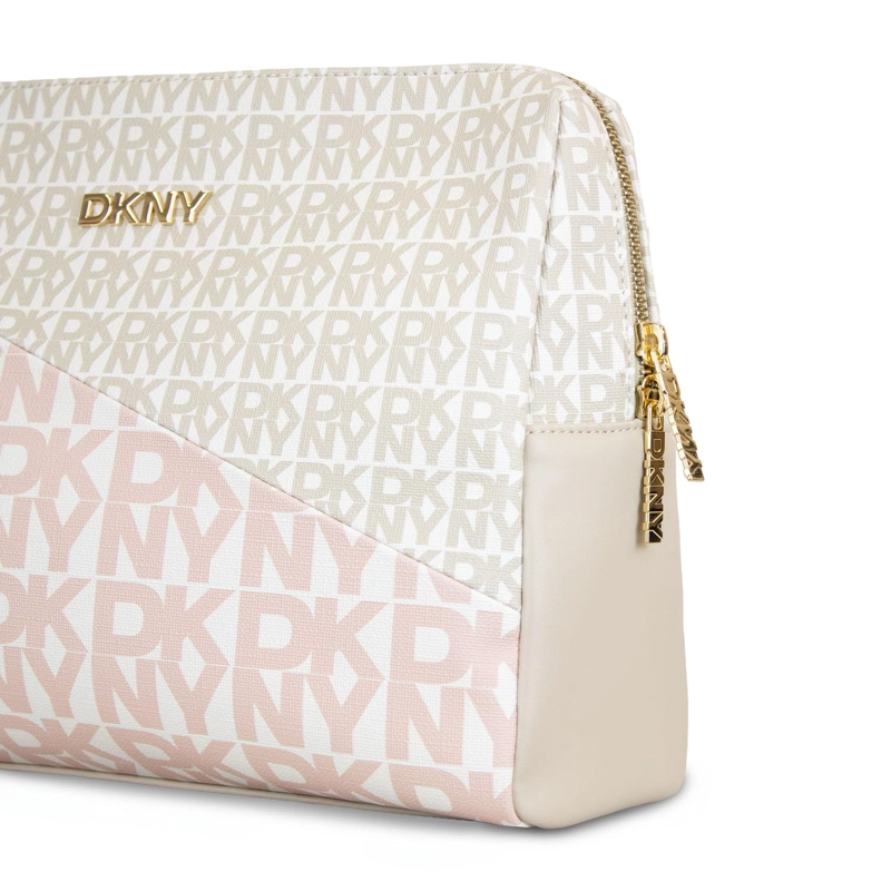 BOLSO DE MANO NECESER DKNY TAYLOR ROSA PALO MUJER - 7