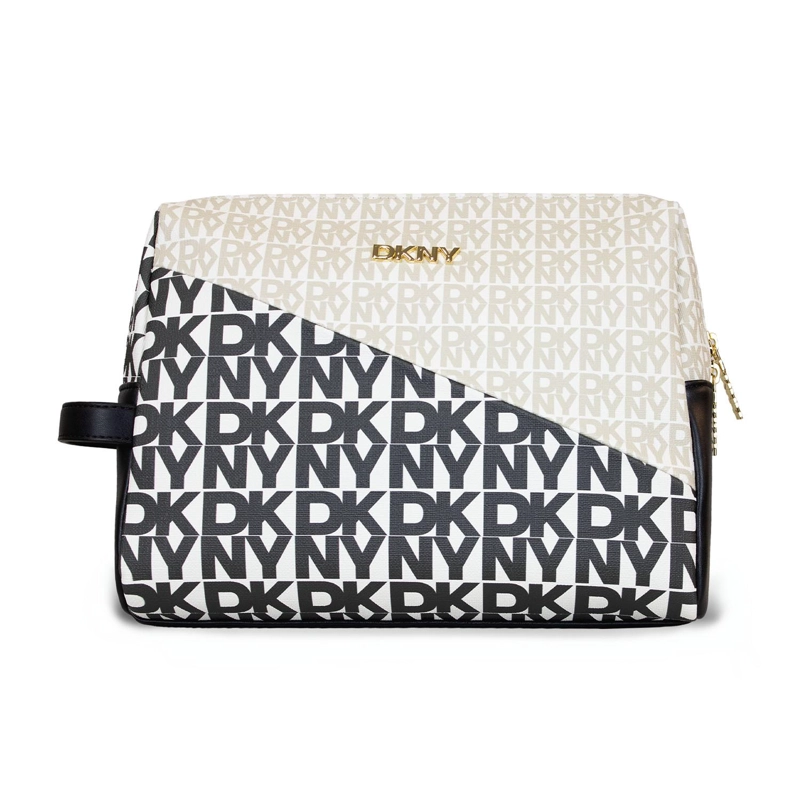 BOLSO DE MANO NECESER DKNY TAYLOR NEGRO MUJER - 2