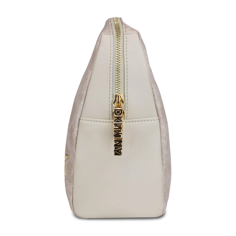 BOLSO DE MANO NECESER DKNY WILLA GRANDE TAUPE MUJER - 3