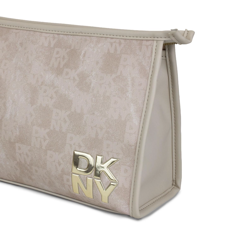 NECESER COSMETIQUERO DKNY WILLA TAUPE MUJER - 6