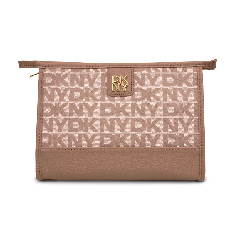 NECESER COSMETIQUERO DKNY JOLENE M CAFE  MUJER - 2