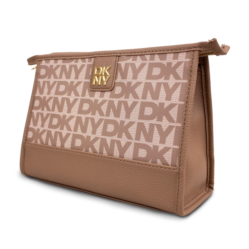 NECESER COSMETIQUERO DKNY JOLENE M CAFE  MUJER - 3