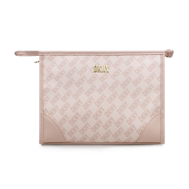 NECESER COSMETIQUERO DKNY SIGNATURE SLANTED S ROSADO MUJER - 2