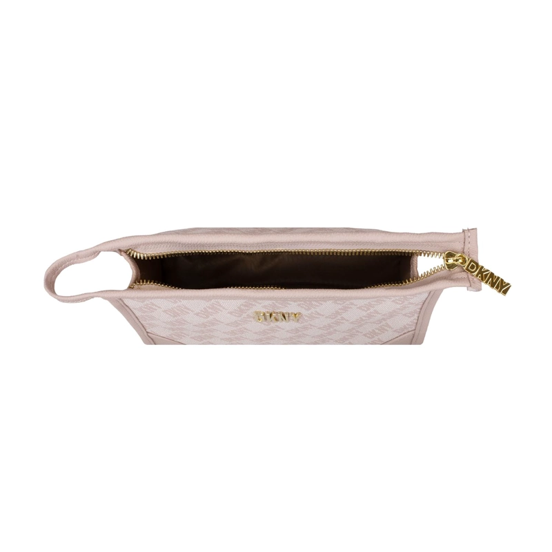 NECESER COSMETIQUERO DKNY SIGNATURE SLANTED S ROSADO MUJER - 6