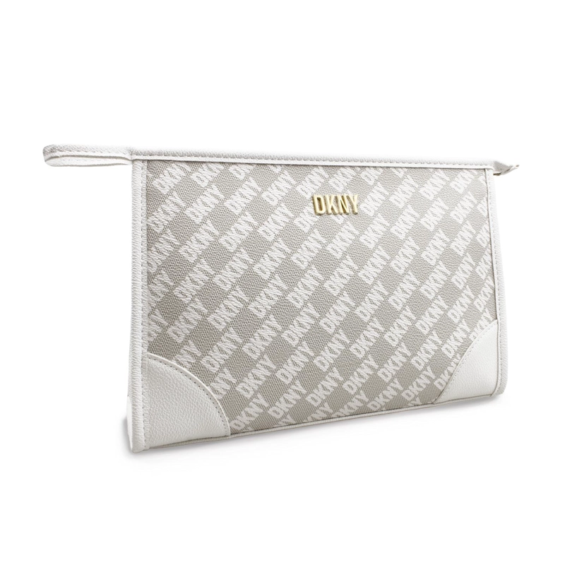 NECESER COSMETIQUERO DKNY SIGNATURE SLANTED S BLANCO MUJER - 3