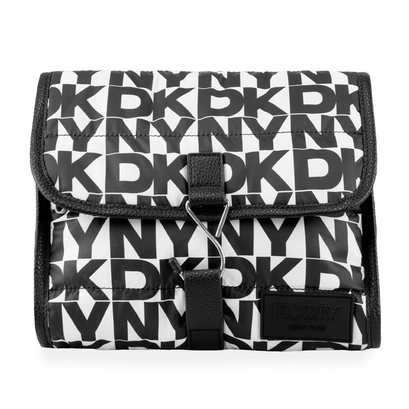 NECESER ORGANIZADOR DKNY SIGNATURE PUFFER NEGRO MUJER - 2