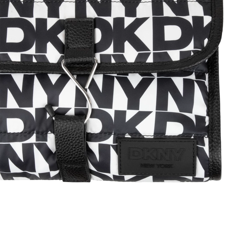 NECESER ORGANIZADOR DKNY SIGNATURE PUFFER NEGRO MUJER - 6