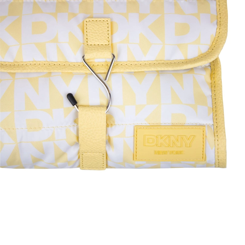 NECESER ORGANIZADOR DKNY SIGNATURE PUFFER AMARILLO MUJER - 6