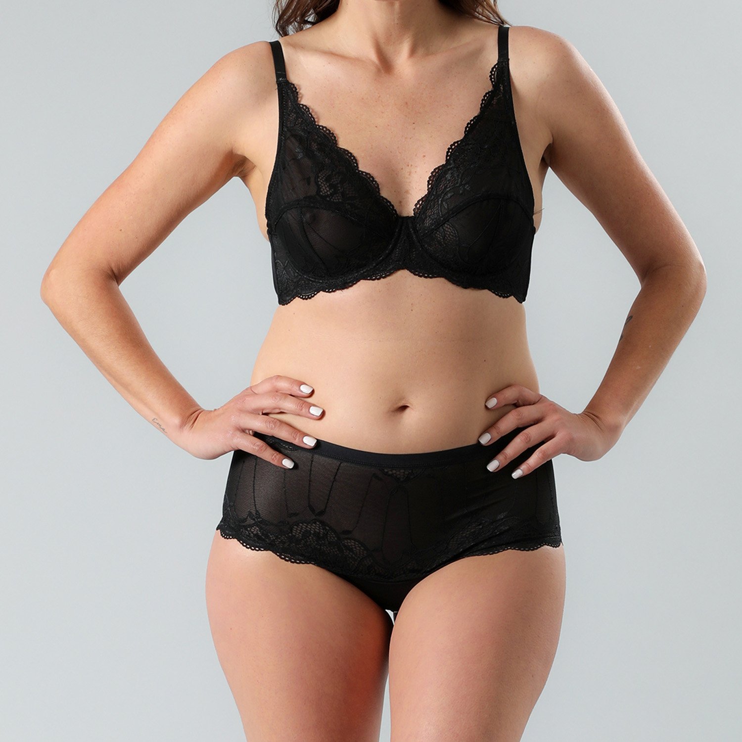 SOSTEN MUJER FLORES 13120 ENCAJE LINING - 2