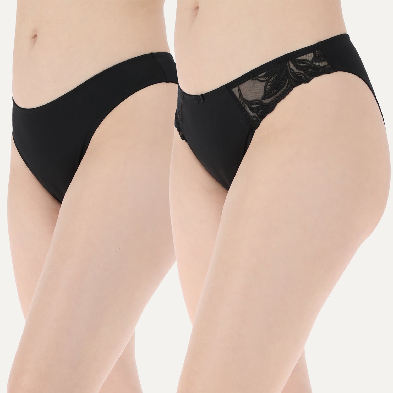 PACK TANGA MUJER FLORES 13326 ROSA BORDADA - 1