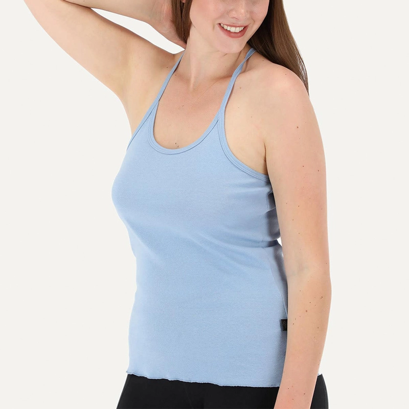 POLERA RIB SIN MANGAS - 1