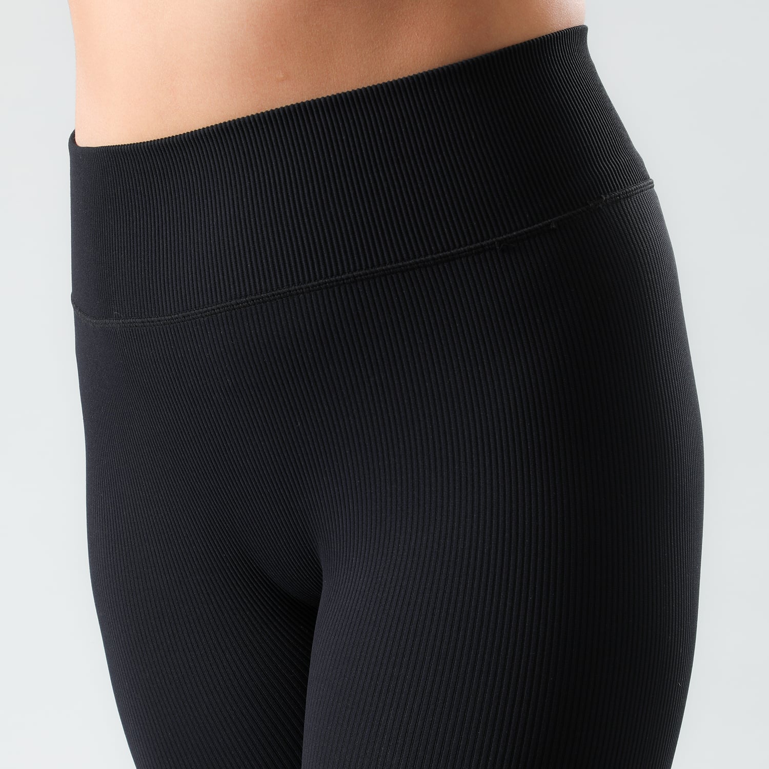 CALZA MUJER FLORES NEGRO 50337 RIB - 3