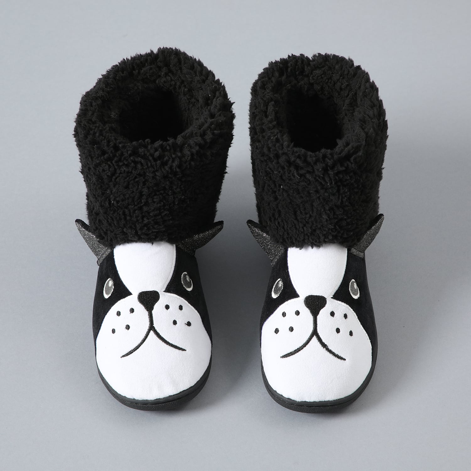 PANTUFLA MUJER FLORES 33510 BOTA ANIMALES - 2