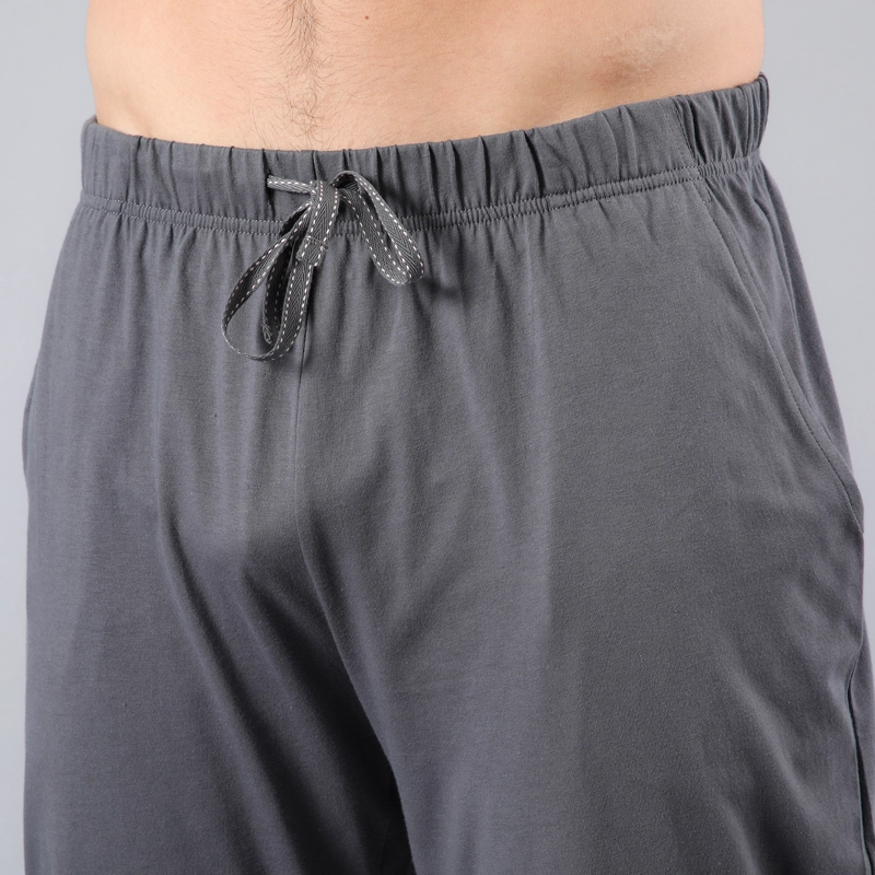 PIJAMA HOMBRE ESCOTE V PLATEADO - 2